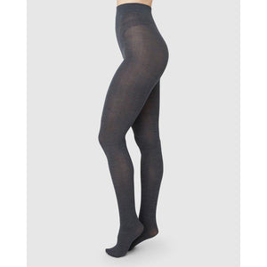 YLVA FISHBONE WOOL TIGHTS