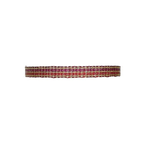 BASIC ARMBAND BREIT - BORDEAUX