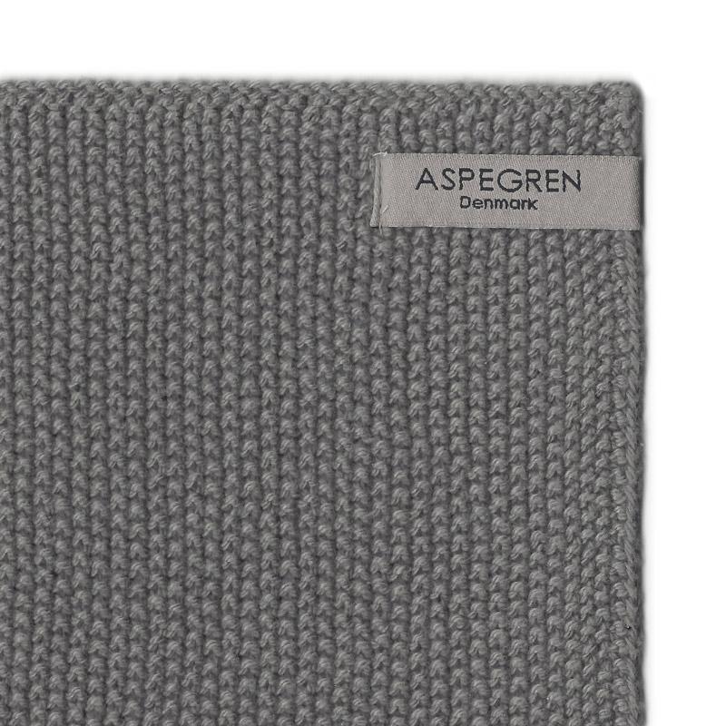 GESCHIRRTÜCHER GESTRICKT - SOLID GRAY