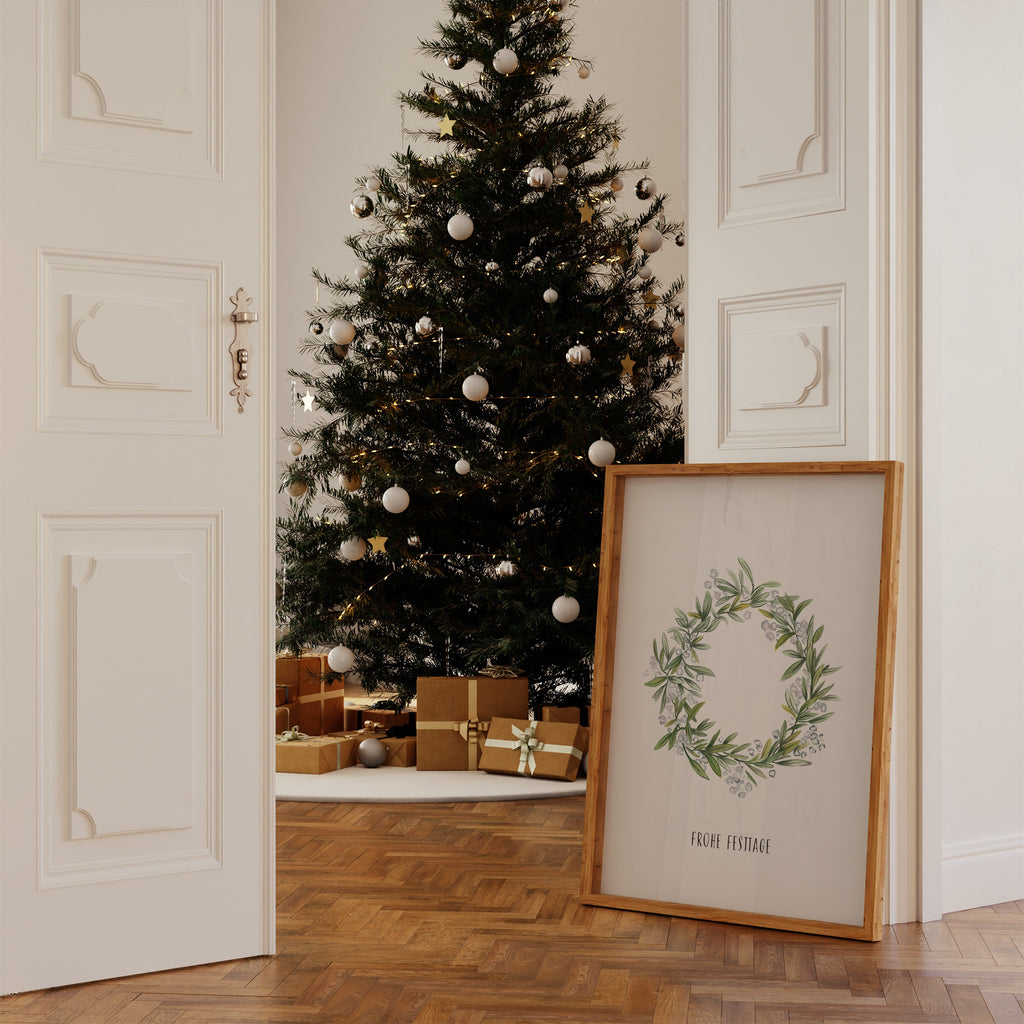 KUNSTDRUCK – WEIHNACHTSKRANZ