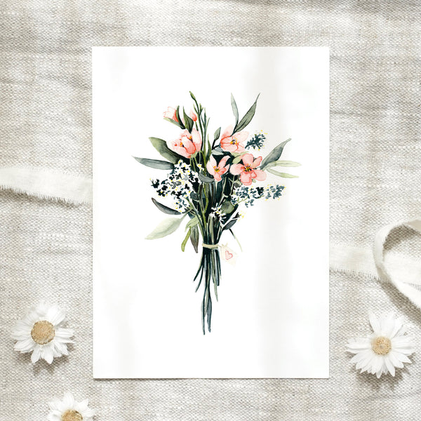 POSTKARTE - FLOWER BOUQUET