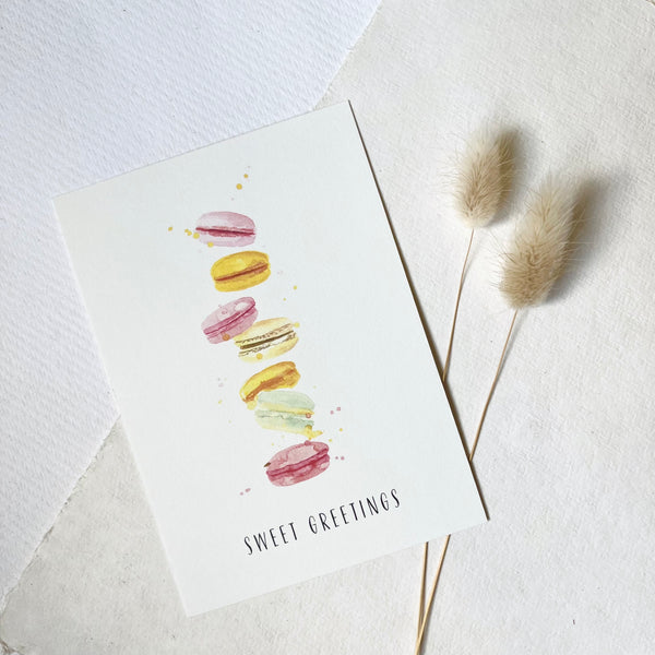 POSTKARTE - MACARONS