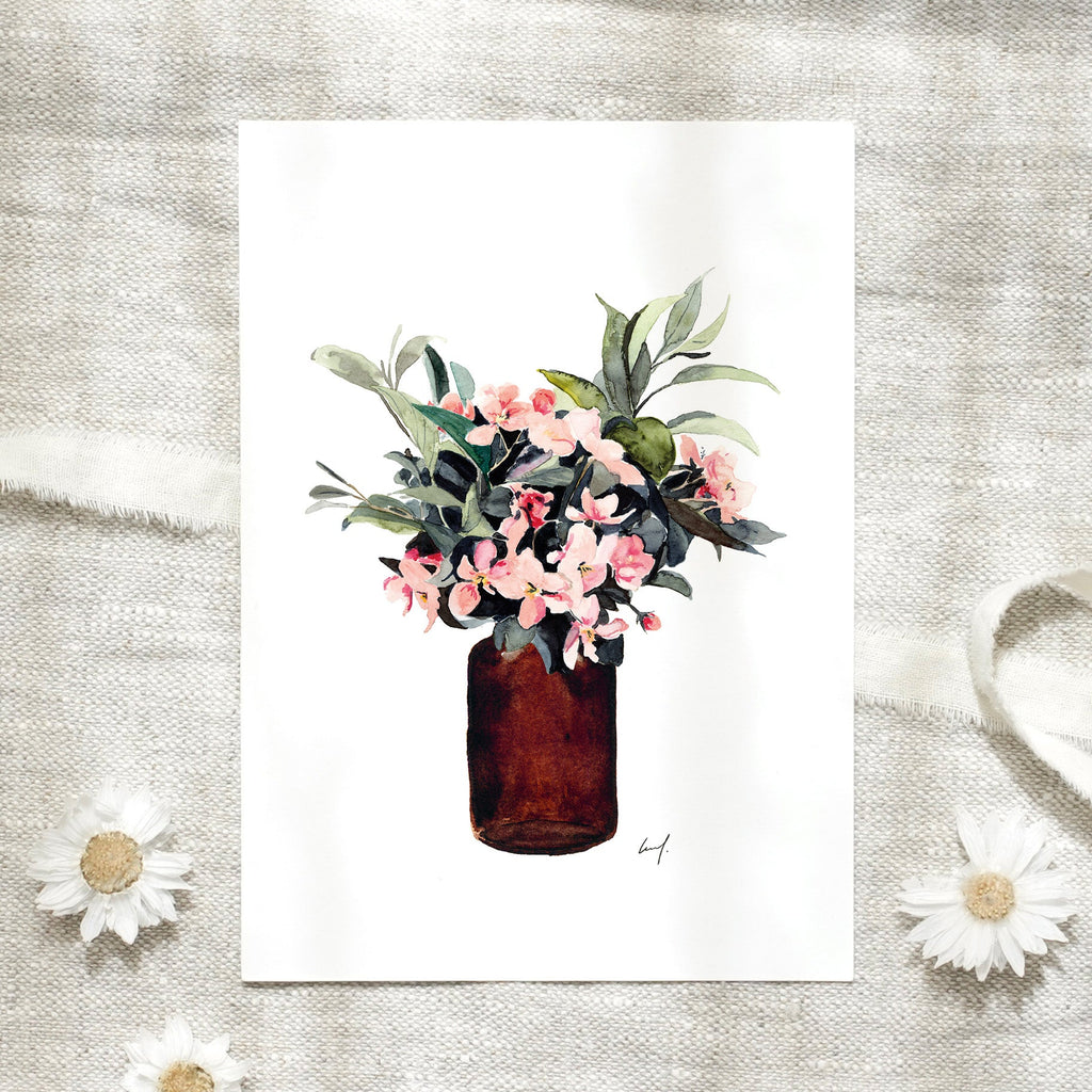 POSTKARTE - HYDRANGEA BOUQUET