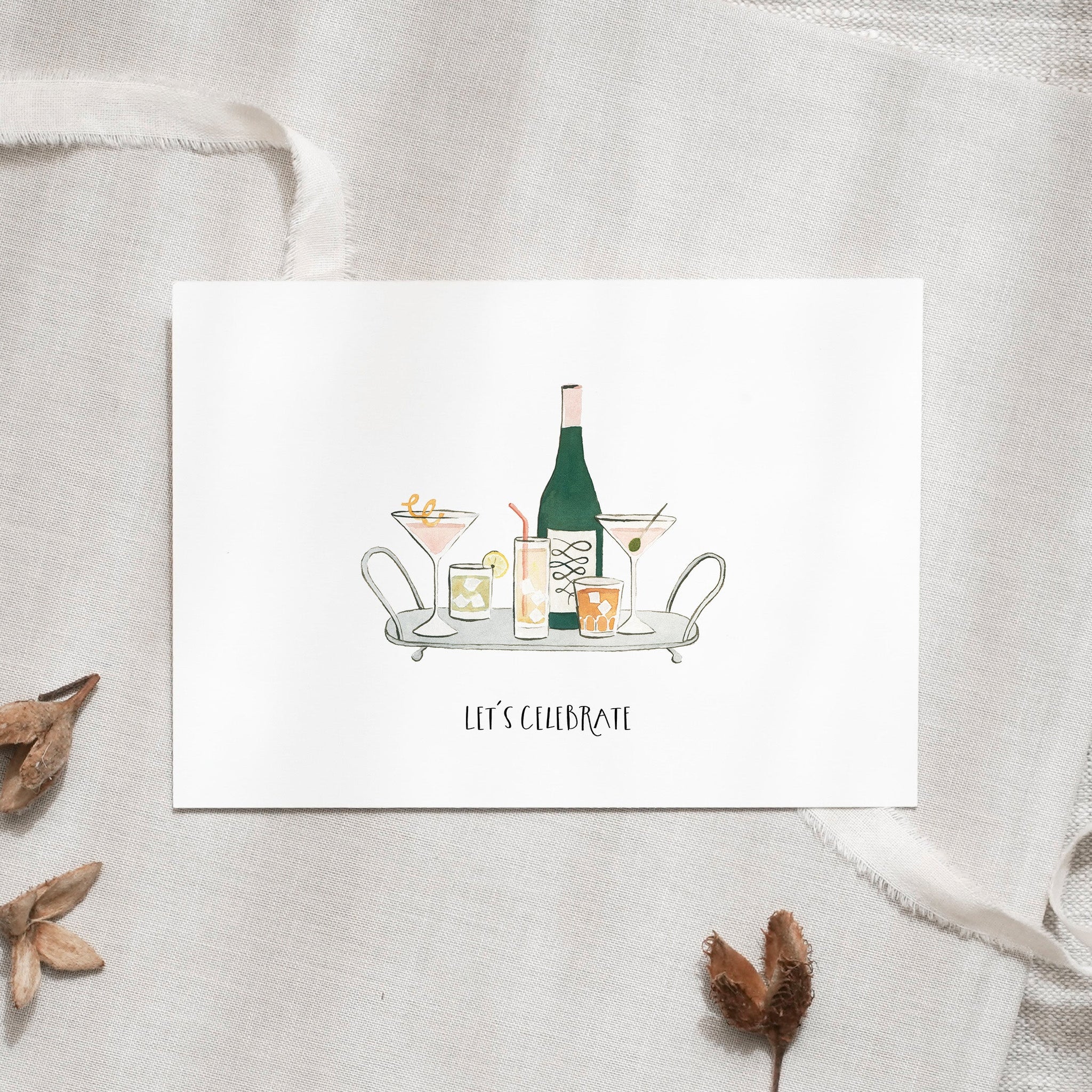 POSTKARTE - CELEBRATION I DRINKS